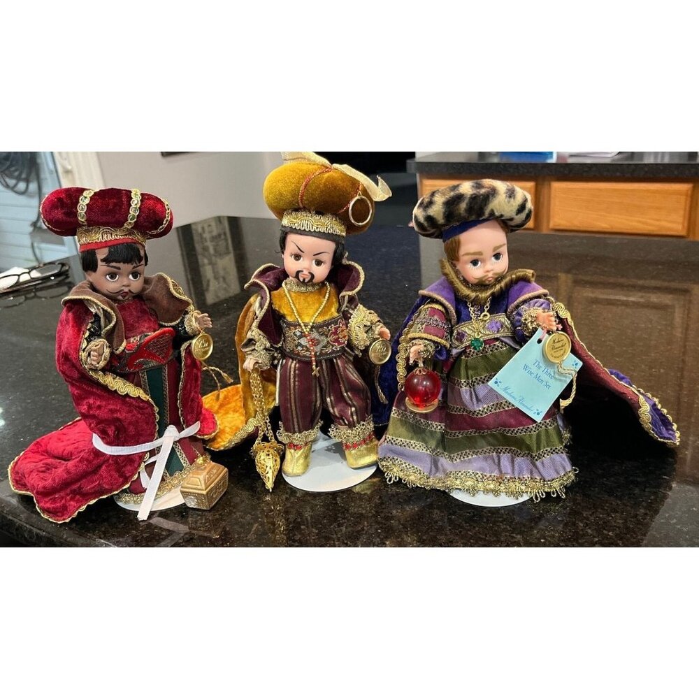 Vtg Madame Alexander - The Nativity Collection Three Wise Men - Year 1997